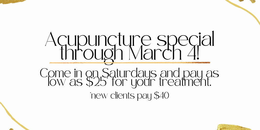 PinCushionSea's tweet photo. ICYMI: Schedule to see Alex R on Saturdays through March 4 for acupuncture as low as $25! 🤑

#acupuncture #communityacupuncture #tcm #chinesemedicine #herbs #herbalmedicine #sale #seattle #capitolhill https://t.co/UYSr8g5lRP