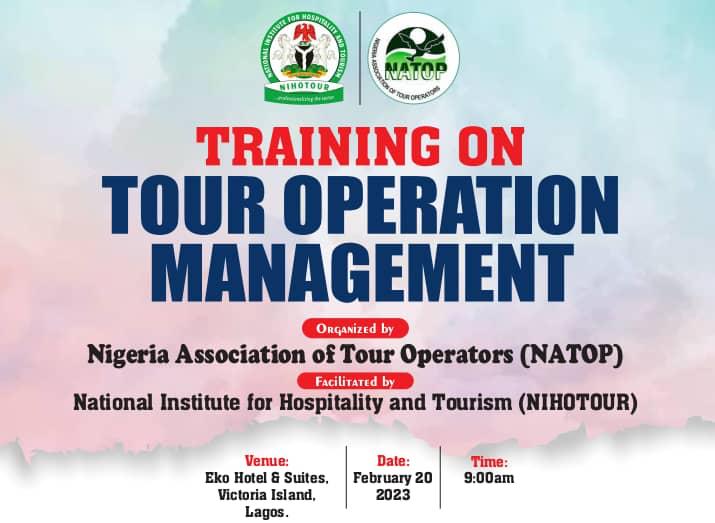 NIHOTOUR_NG's tweet photo. 📢📢📢📢📢📢📢
TRAINING ON TOUR OPERATIONS AND TOUR MANAGEMENT
#NATOP
#NIHOTOUR
#TOUROPERATIONS
#ABUJA
#LAGOS https://t.co/cxvxGGbLq3