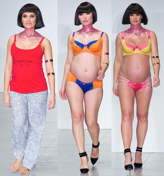 Moms that walk the line! #NYFW #fashionablemom #pregnancyissexy #stylefashionbump