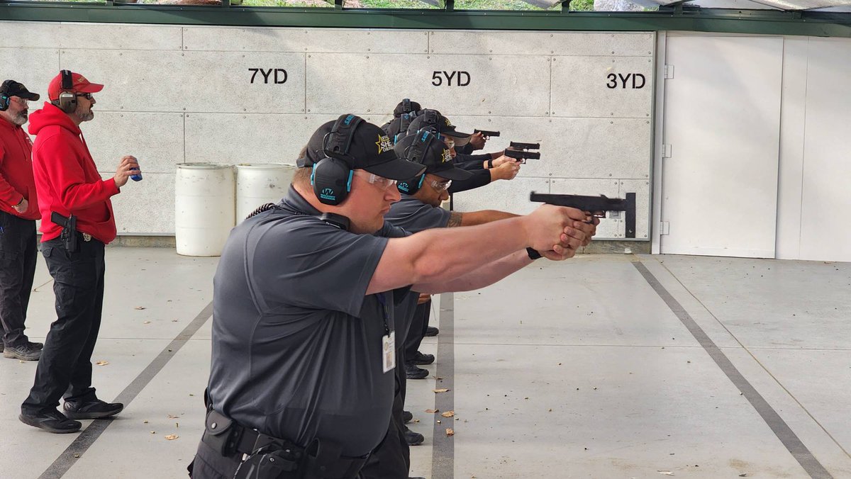 CCSOVA's tweet image. The 37th Basic Academy has begun their Firearms training. This week and next week, the recruits will be trained and tested on basic fundamentals of firearms and firearms safety. #basicacademy #sheriff #recruits