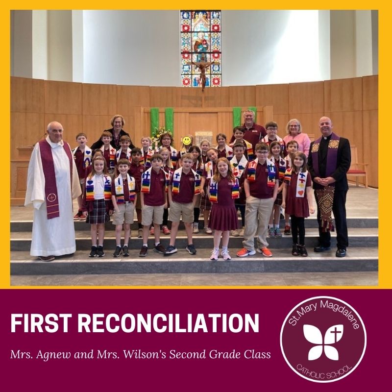 StmmNC's tweet photo. God bless our second graders who made their First Reconciliation yesterday. May they know the gift of God's love and forgiveness everyday ❤️🙏 #wepray #welearn #wecare #firstreconciliation https://t.co/IBFNgkKJVN