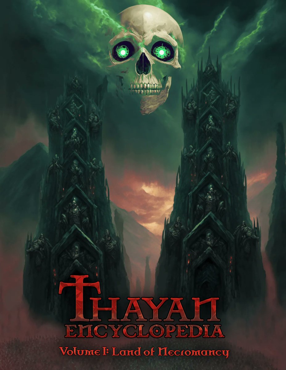 neuron_games's tweet photo. Silly us, we thought love was about giving, not raising the dead.
Our normally system agnostic content went off the rails for Valentine's Day with the Thayan Encyclopedia Volume I: Land of Necromancy.
#LoveIsUndead https://t.co/4R585isvx6