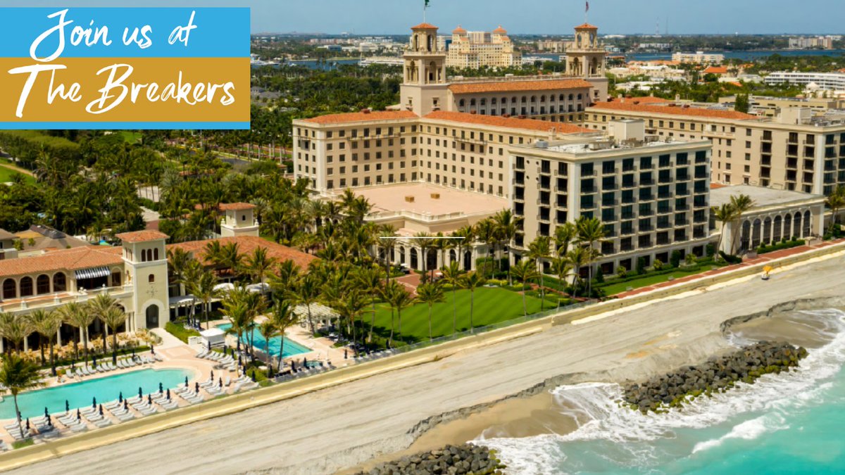 Looking forward to our 10th annual broker appreciation event next week at @TheBreakers
in Palm Beach. #CRE #commercialbroker