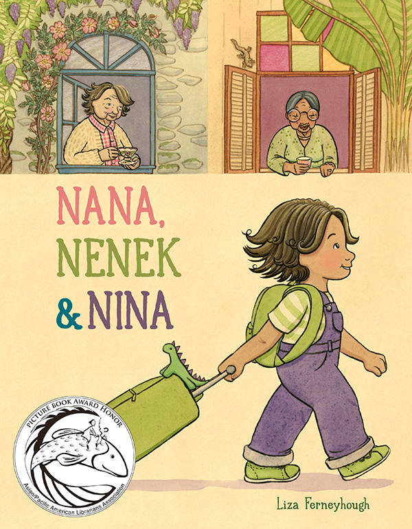 receives 2022 Freeman Of Note Award for Children’s Literature
by Liza Ferneyhough, Illustrated by Liza Ferneyhough <a href="/penguinkids/">Penguin Kids</a> (Dial Books) 
Fiction - Set in Malaysia and England
#LizaFerneyhough
nctasia.org/award/nana-nen…