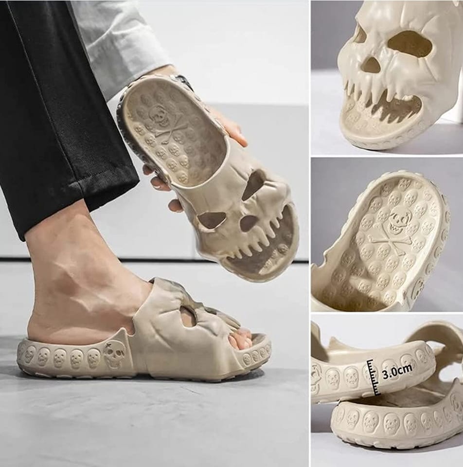TheGeekazonian's tweet photo. Skull sandals! 
>https://t.co/LJOVS2DicL<
#Halloween #spookyseason #stayspooky #skulls #skullart #sandals #fun #funfinds #odd #oddfinds #oddgifts #unique #Amazon #amazonfinds #AffiliateMarketing #affiliate #trend #Trending #spooky #AmazonAffiliate #wicked #Bones #comfy #art https://t.co/nfvoUkgQly