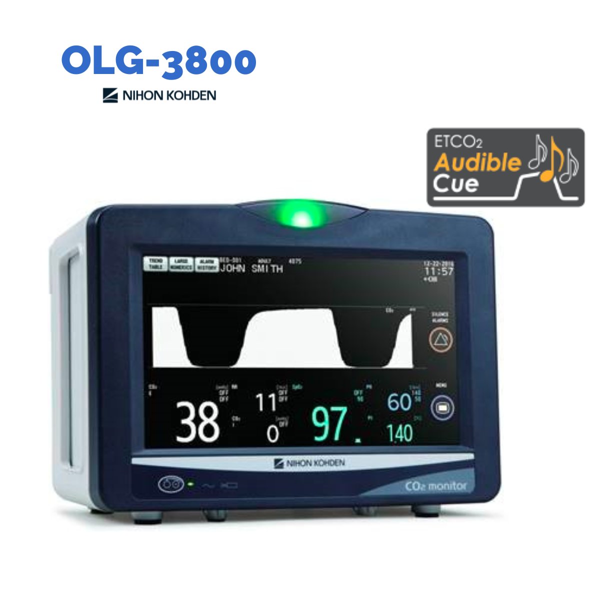 With a combination of CapOne capnography and Nihon Khoden SpO2 pulse oximetry technologies, the OLG-3800 Capnography monitor provides continuous monitoring of etCO2, respiration rate, and SpO2 in virtually any clinical setting. Read more here: b.link/pxrous
