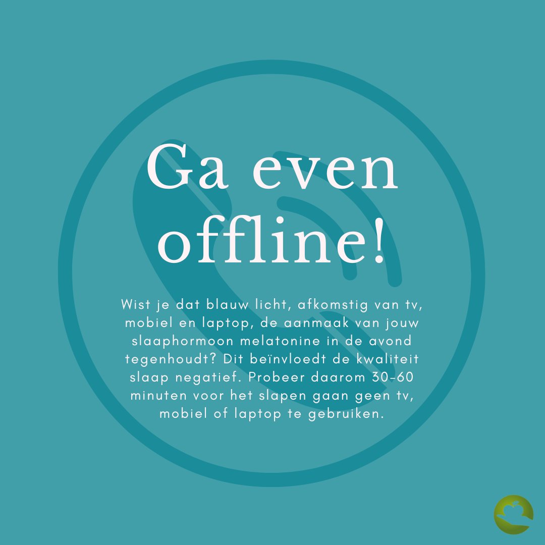 VDWtwit's tweet image. 📴💻📺

#diëtist #blauwlicht #hormonen #melatoninen #slaapkwaliteit