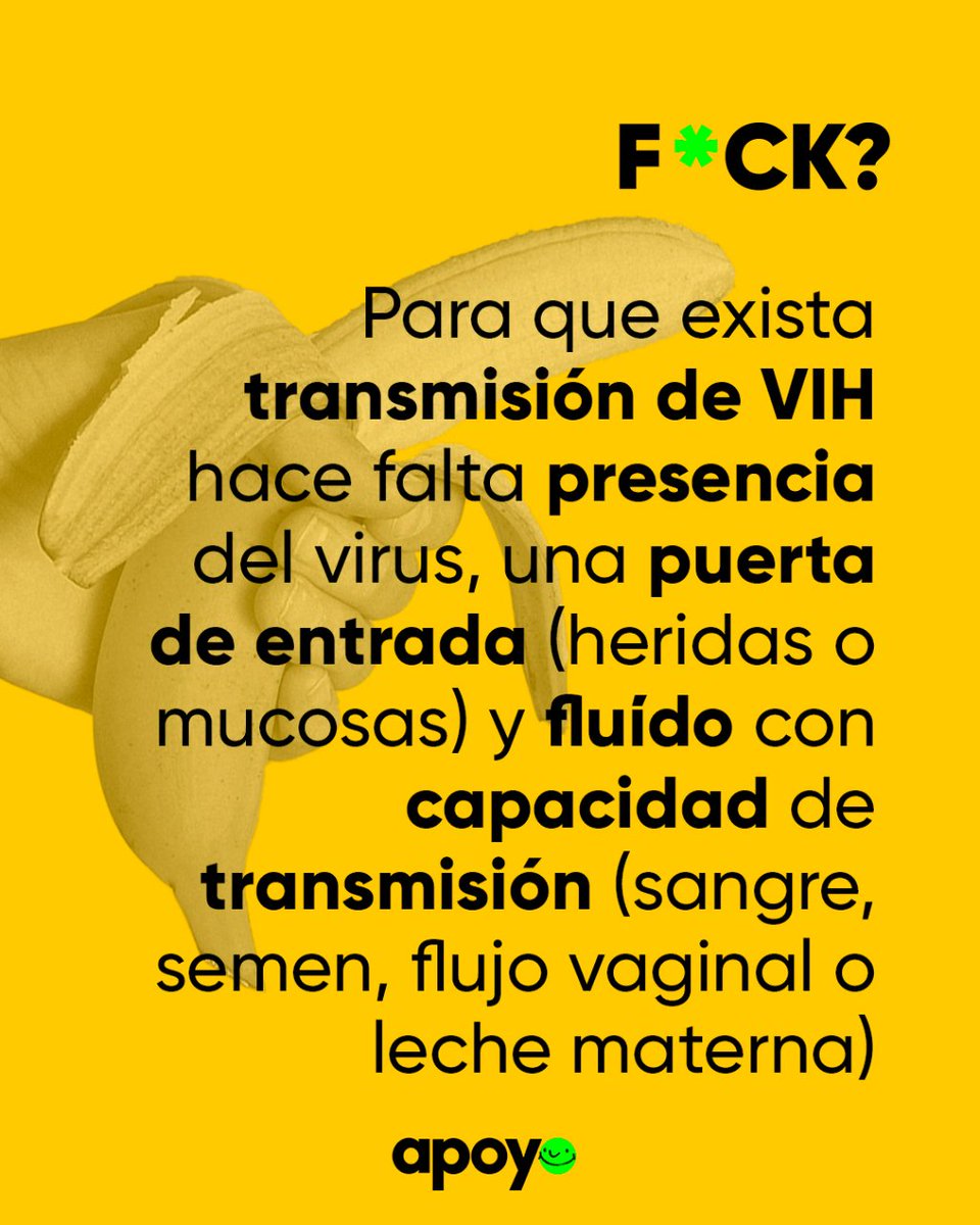Apoyopositivo's tweet photo. ¿Qué sabes sobre el #VIH?

Hoy rompemos los mitos más comunes sobre el VIH 

🟡"Con el sexo oral no hay peligro de transmisión del VIH"

#PlacajeAlEstigma #pruebasparatodes #safetesting #haztelaprueba #TestTreatPrevent #BeSexualBeHealthy #welovediversidad #soyindetectable https://t.co/hWRC6TylJG