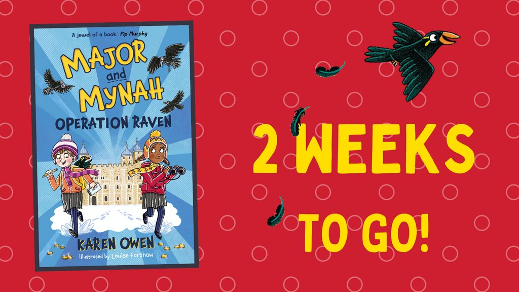 FireflyPress's tweet photo. Two weeks to 'Bo' until #OperationRaven hits shelves!
When some precious gold coins are stolen on a school trip, it's up to S.P.U.D to get to the bottom of the mystery!
https://t.co/rJ3t5OHJYG
@authorkarenowen @munkey_pants @bouncemarketing @llyfrdafabbooks #MajorandMynah https://t.co/EqEjkViYsF