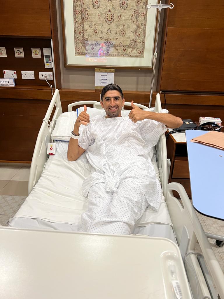 ShahnawazDahani's tweet photo. Ready to get my Pinky finger operated . Prayers needed from everyone. I am very thankful to PCB's Cheif Medical Officer Dr Najeeb Soomroo for monitoring me, and physically being present with me during this operation &amp; taking best care of me. 🤙🙏 https://t.co/SnJasZOJjV
