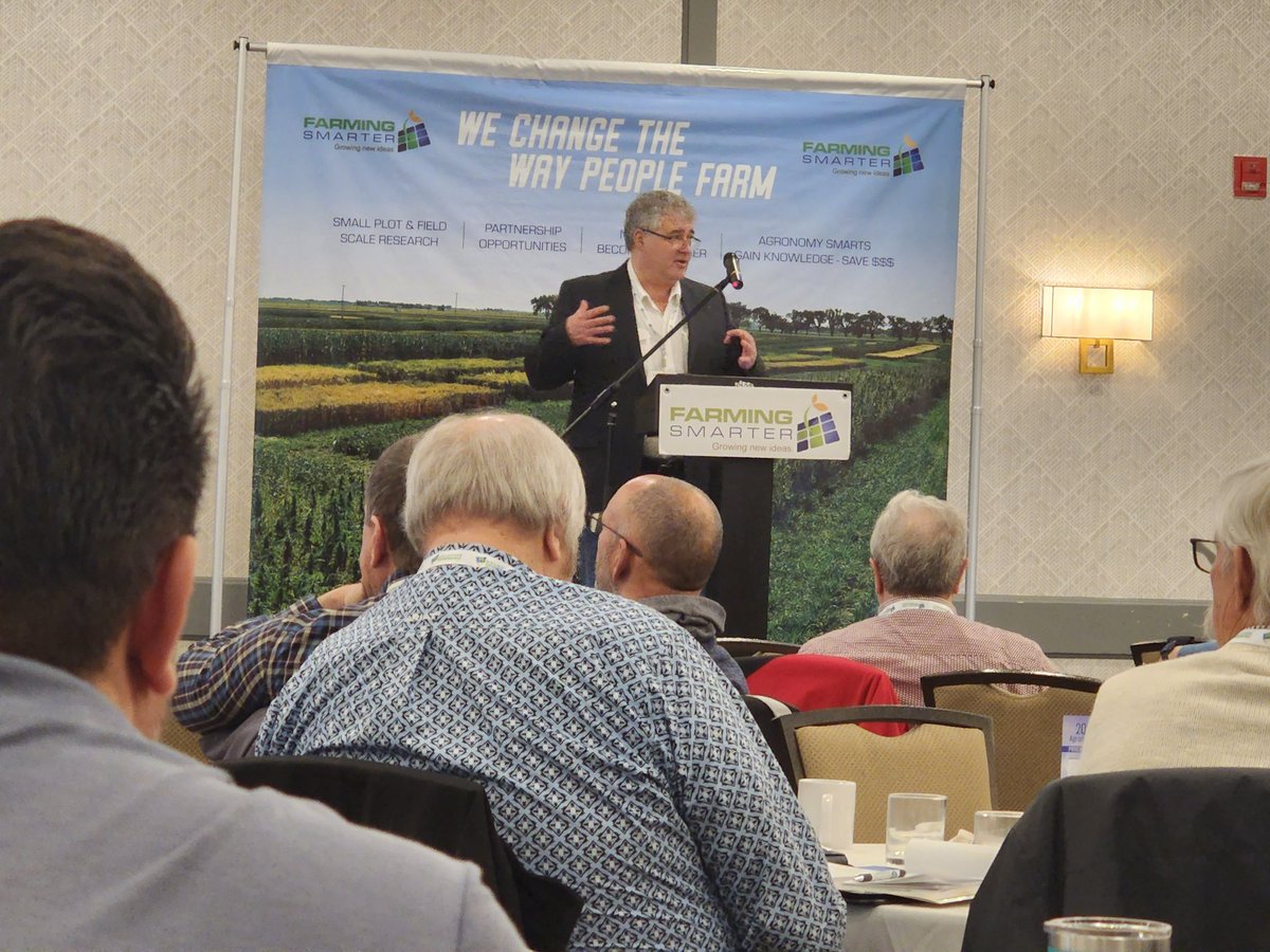 FarmingSmarter's tweet photo. Interesting takeaways from our keynote presentation at #FSConf23! @MarketsFarm's Mike Jubinville gave us fascinating insights into 2023 market predictions https://t.co/rpGvirXXvB