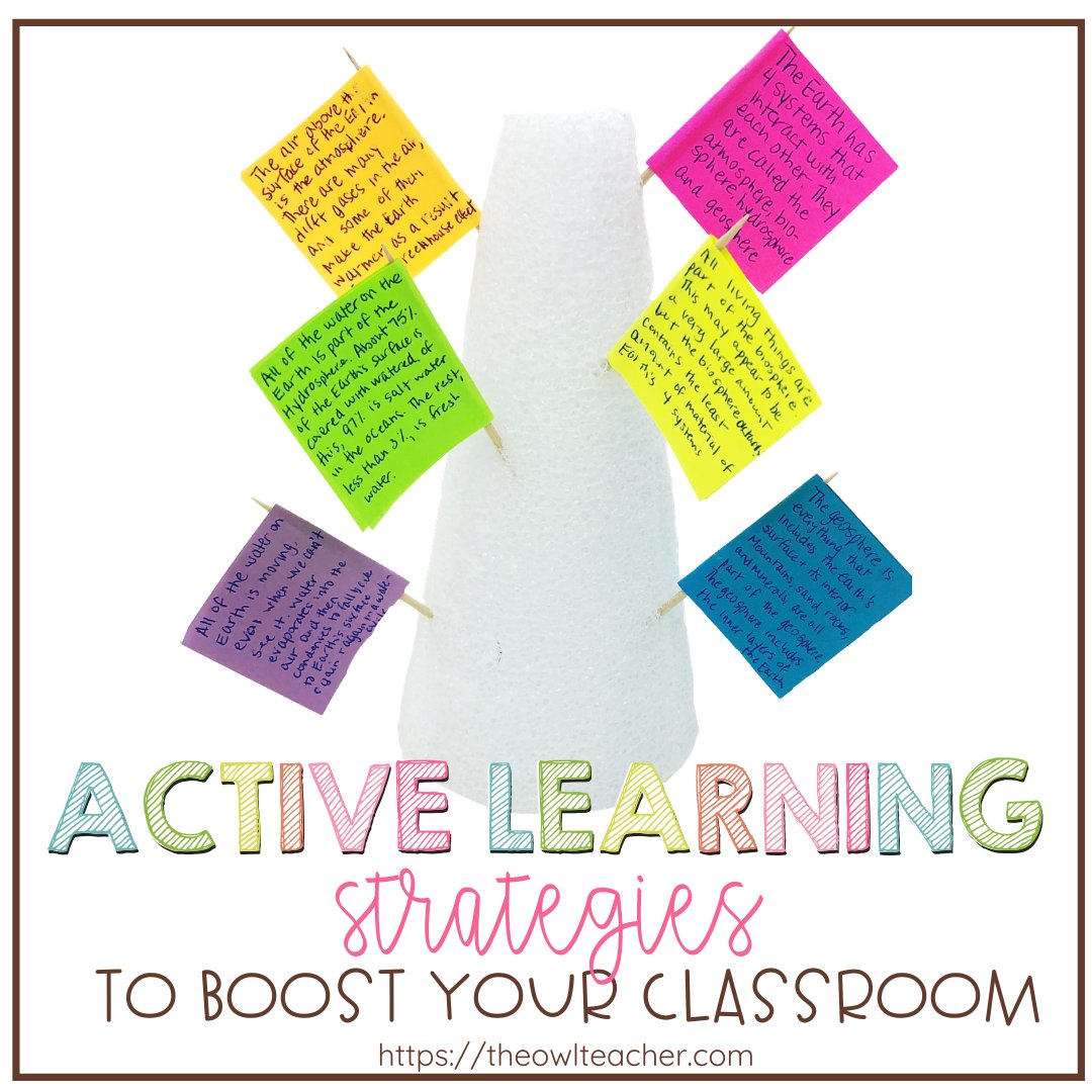 TCEA's tweet image. 🏃🏽‍♀️ Active Learning Strategies to Boost Your Classroom 🦵 

bit.ly/3YxsqDy via The Owl Teacher
#teachertwitter #edchat #edu