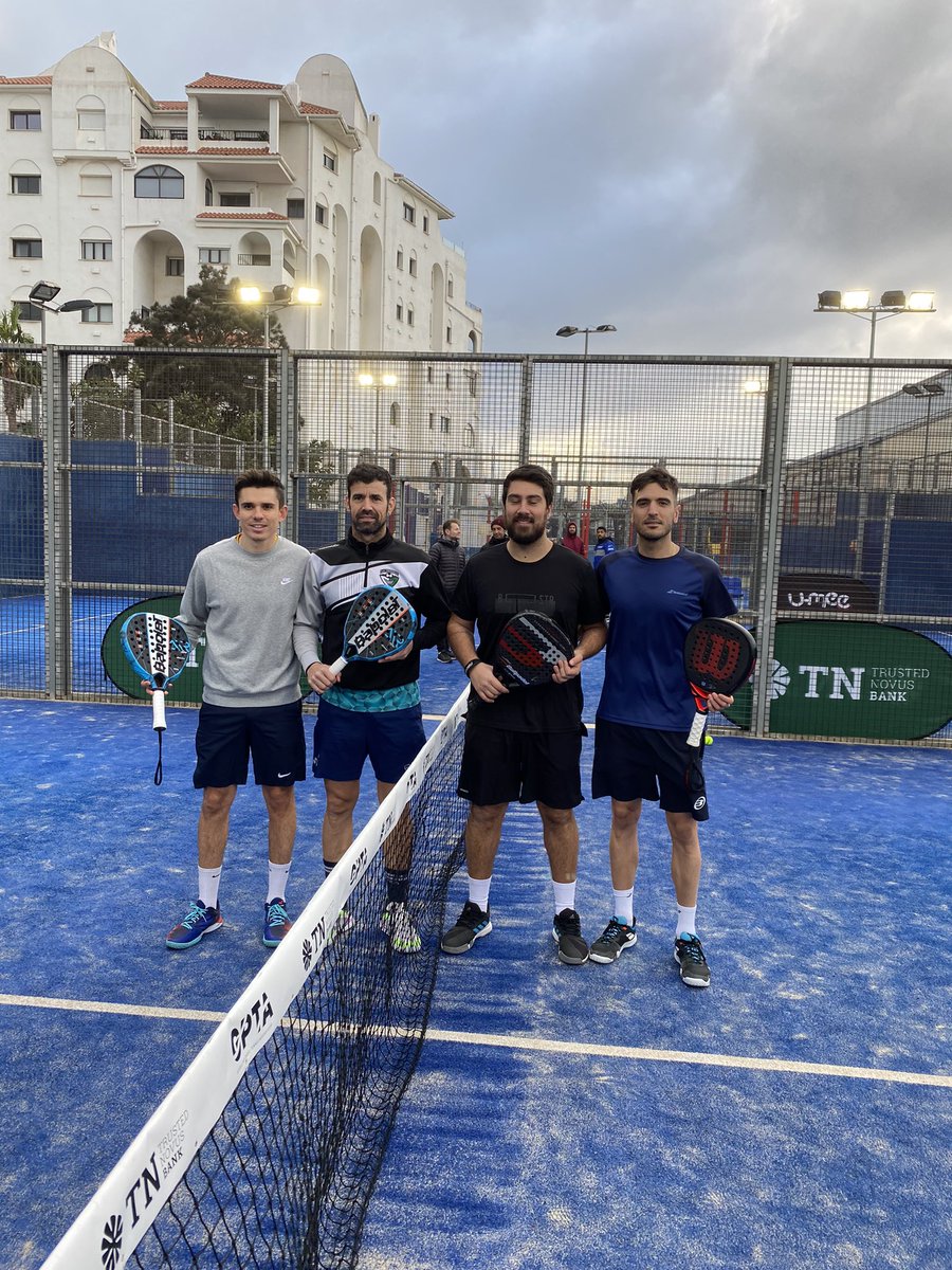 GBC_Sport's tweet photo. What wind?! 💨

The @GibPadel Masters Division 1 final between Rafa Bado/Dylan Casciaro and Stefan Cumbo/Jeremy Poggio! 🏆 https://t.co/0Ri7nKkFD5