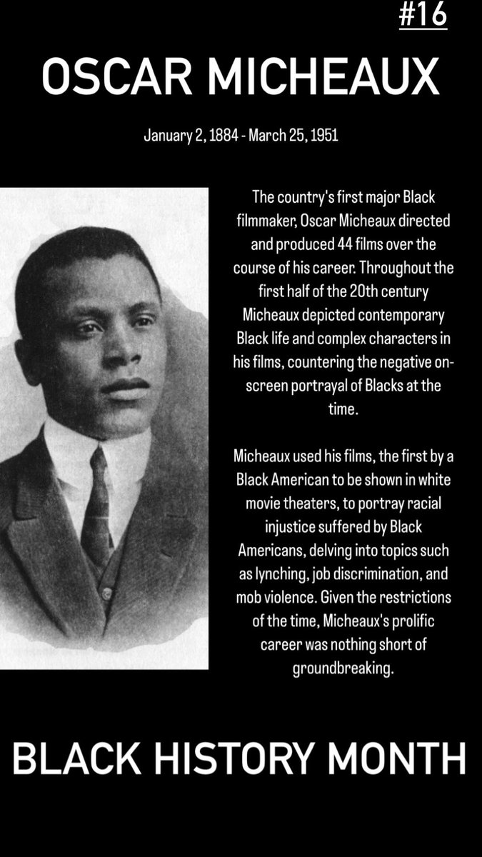 eebbonyy's tweet photo. #BlackHistoryMonth #OscarMicheaux 🎥 #Day16 https://t.co/WrA8Y0nb0m
