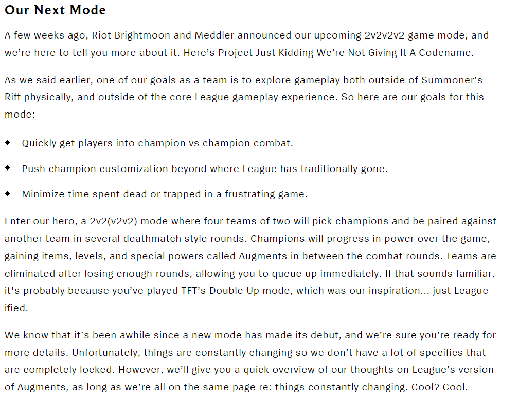 Learn the new details on the upcoming 2v2v2v2 gamemode, changes to