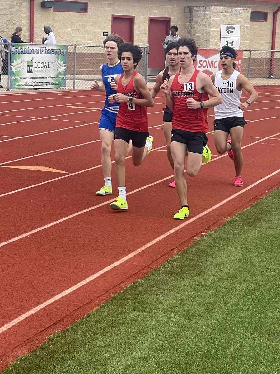 Freshman Anthony Zuniga just broke former State Champion Harvinder Singh’s freshman record running the 3200 in 10:28!