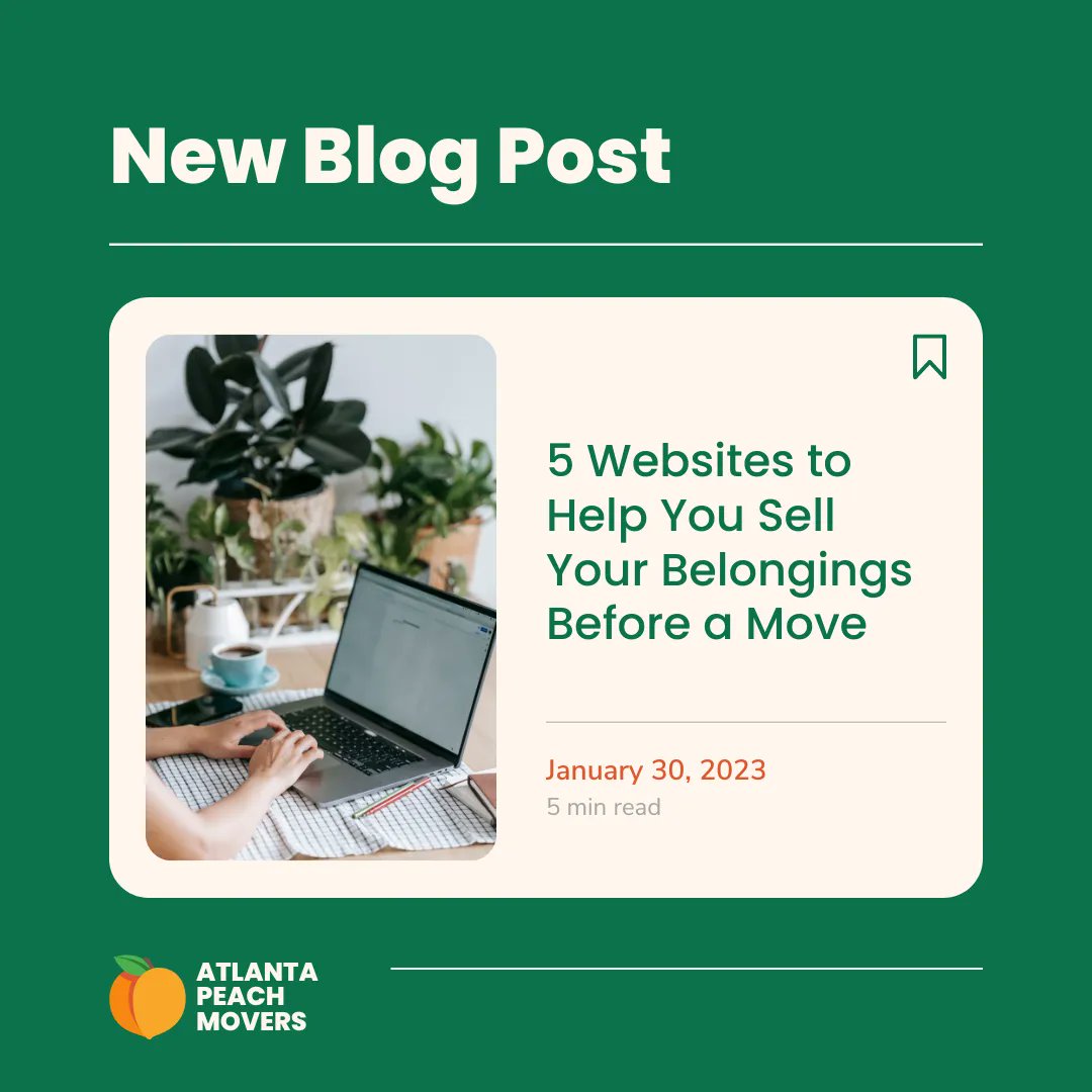 Overwhelmed with the amount of things you're trying to get rid of before you move? Visit atlpeachmovers.com/blog  to check out our latest blog for resources to help! 💥 📦 

#atlanta #movers #atlantapeachmovers #moving #movingday #professionalmovers #relocation #packing