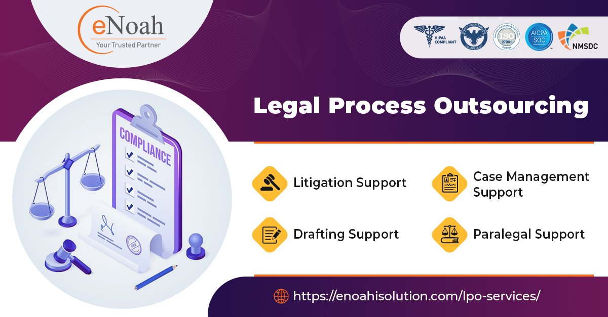 enoahisolution's tweet photo. eNoah is a one stop-solution for top-notch #litigation support and #paralegal services to the lawyers and law firms across the globe, with a market presence of more than a decade. Learn more: https://t.co/VjstahQhEv
#lpo #lposervices #legalprocessoutsourcing #legalservices #eNoah https://t.co/LFJnEU4lih
