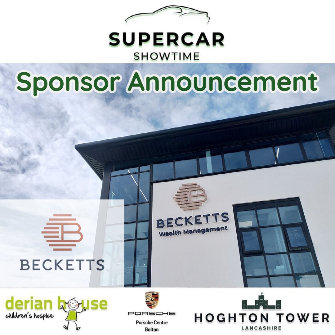 Huge thanks to <a href="/BeckettsFs/">Becketts</a> for yet again sponsoring Supercar Showtime.  Becketts is an ambitious, family-run financial planning-led wealth management firm - recently awarded  Money Marketing Advice Firm of the Year. Visit beckettsfs.co.uk to learn more.