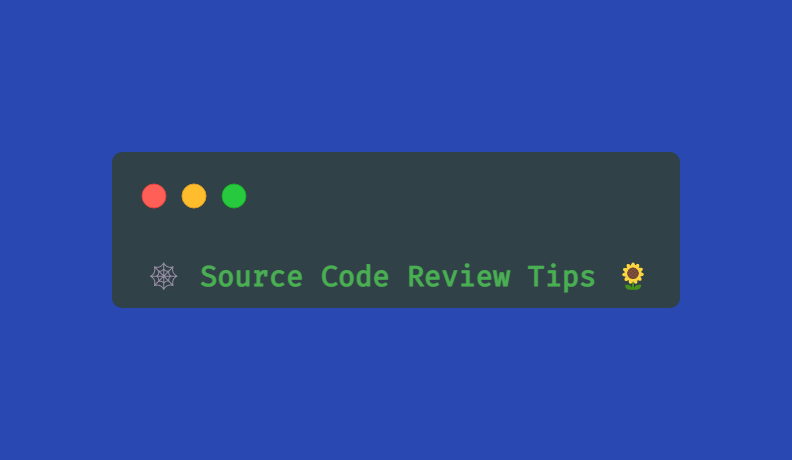 aacle_'s tweet image. 10 Tips For Source Code Review 
Thread 🧵 :👇🏻