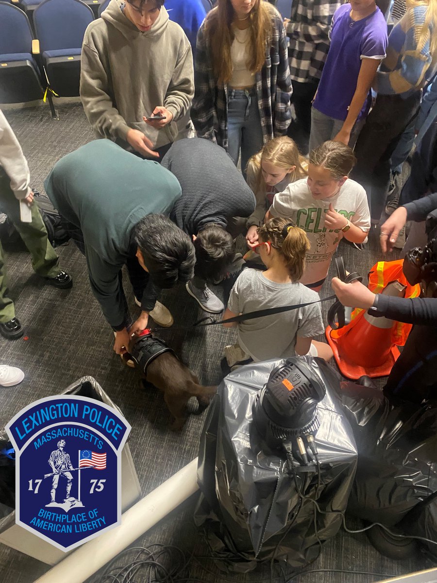 Lexington Police (MA) on Twitter "Thank you Officer Allison McCann and her partner Otis the
