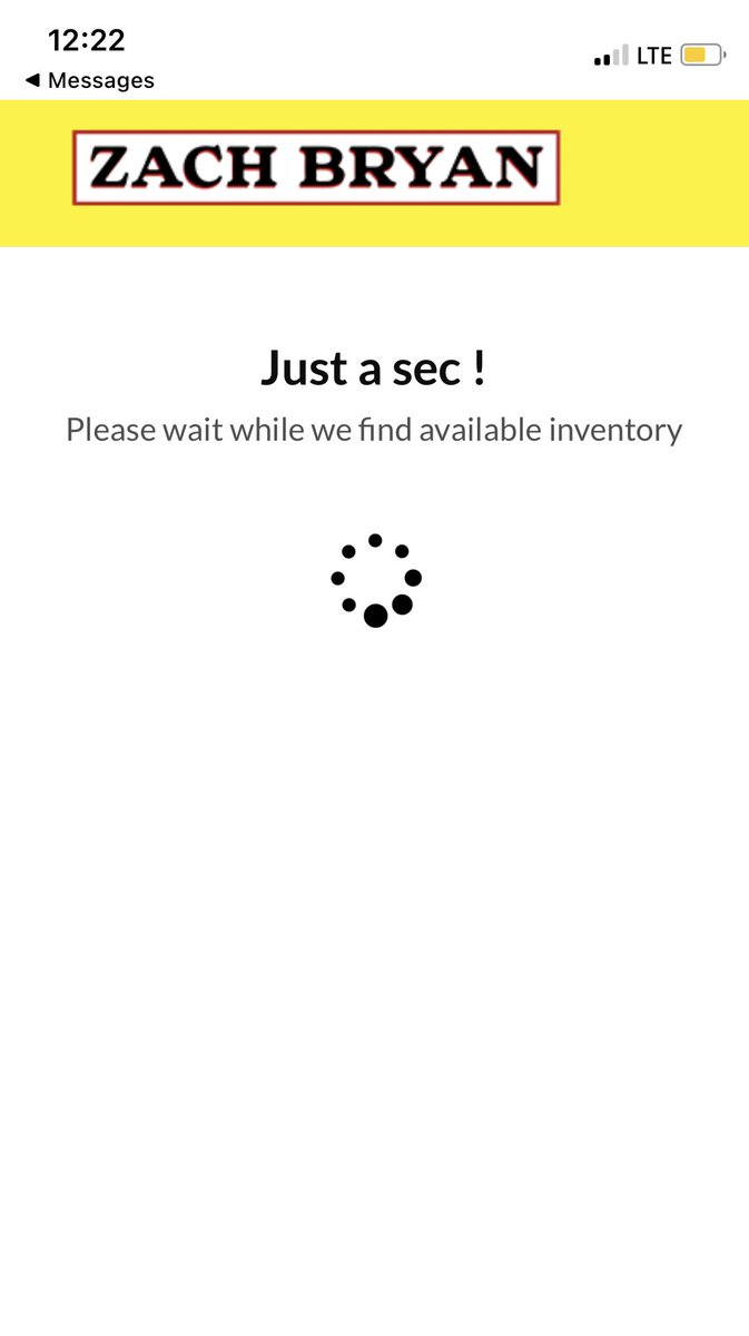 SeligsonAlex's tweet photo. Anyone else getting this message when following the link for the Zach Bryan tickets. It will not load. @axs #zachbryan #albany https://t.co/nR1W5vL6nI