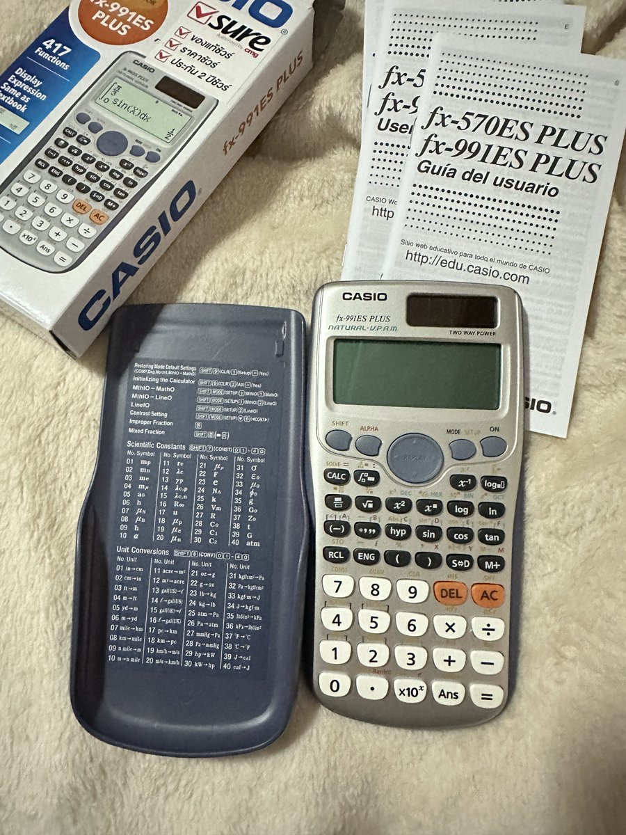 sugarwinkbar's tweet photo. ส่งต่อ เครื่องคิดเลข casio ของแท้ 650 รวมส่ง
- ซื้อสมัยเรียนจาก B2S ประมาณ1000+ แต่ไม่เคยใช้เลยค่ะ สภาพ99%เลย
- ราคาเต็มของแท้ตอนนี้อยู่ที่ 950
- สนใจทักมาสอบถามเพิ่มเติมได้นะคะ
#เครื่องคิดเลขการเงิน #BAIIPlus #ส่งต่อ #การเงิน #เครื่องคิดเลขการเงินมือสอง #เครื่องคิดเลขวิทยาศาสตร์ https://t.co/TeV3Av9kwY