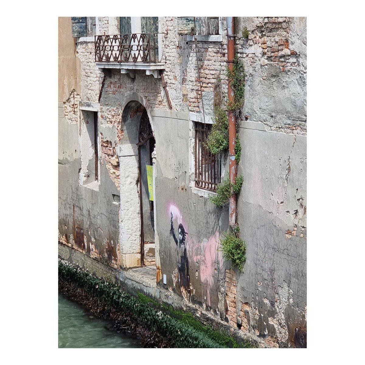 Banksy art.
#Banksy #venice #StreetArtists