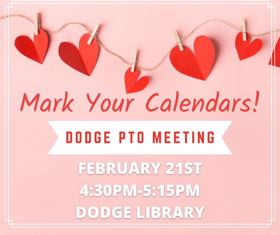 Mark your calendar and join the PTO!
