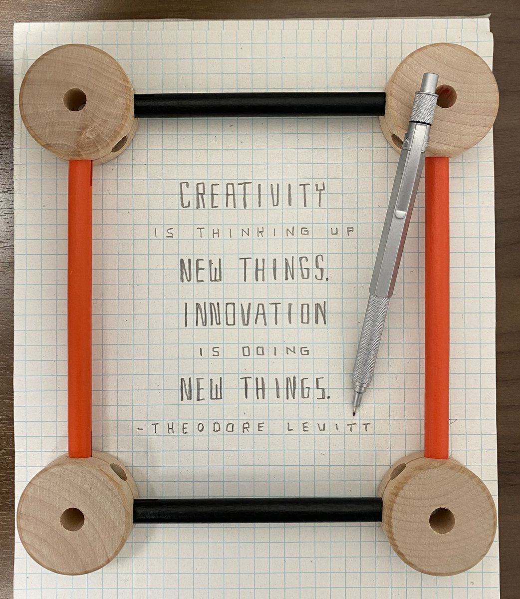 Retro1951's tweet photo. It is Innovation Day! Get out you Hex-O-Matic and lets innovate!

#retro51 #innovation #hexomatic #Love #create #change #new #things #embrace #change #writers #writing #journal #bulletjournal #read #best https://t.co/AUoxvx0esF