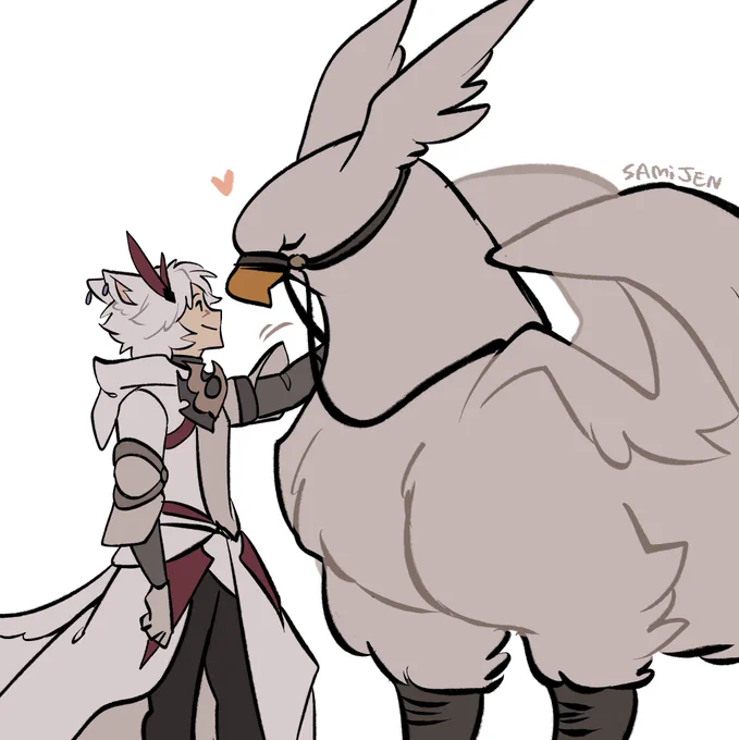 finallyyyyy got my true griffin #ffxiv #ffxivart 