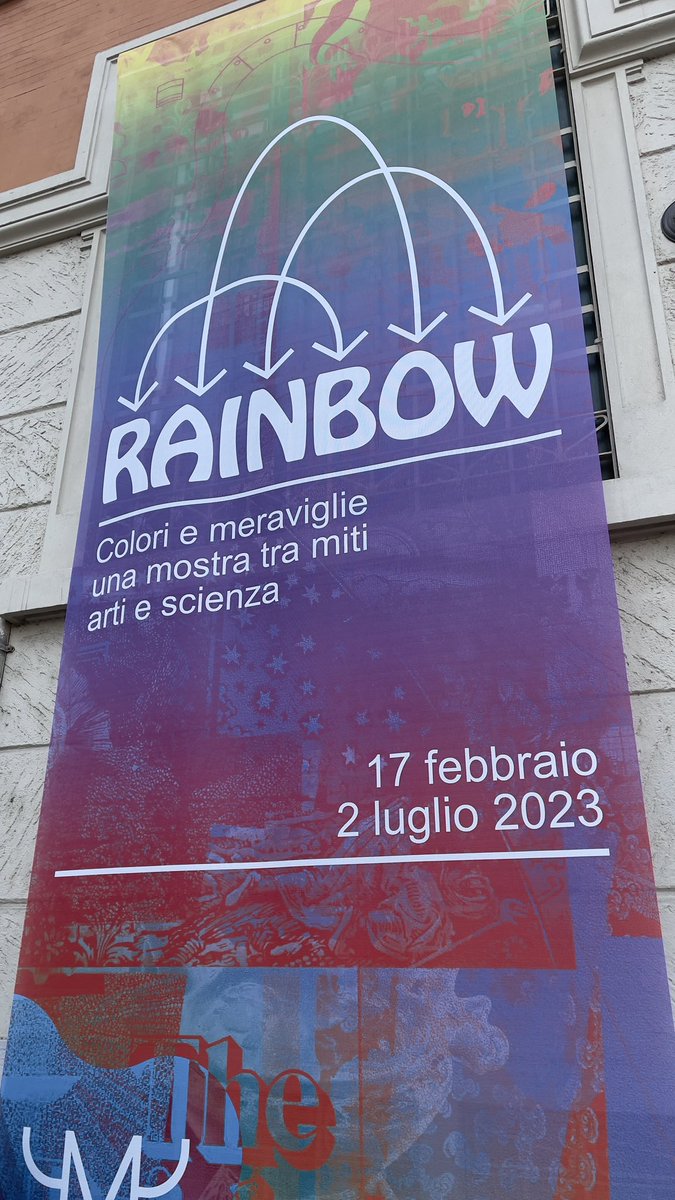 #Theblogartpost | Oggi siamo stati al #Mudec di #Milano per la presentazione della #mostra #Rainbow, che partendo dalla leggendaria #TheRainbowShow del 1975 presenta un percorso tra arte, scienza e spiritualità alla scoperta dell’arcobaleno