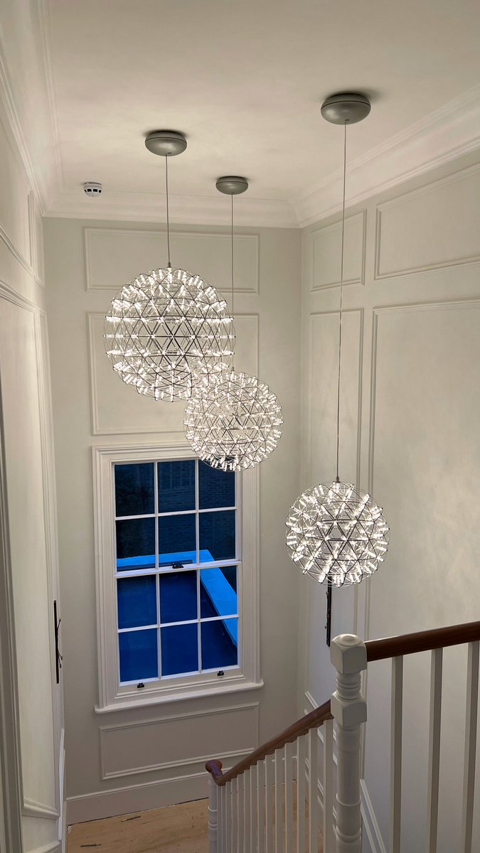 ohmsonline's tweet photo. Second fixing is the nicest part of a job, especially with fittings like these from @moooi ✨ https://t.co/V03wVclB19