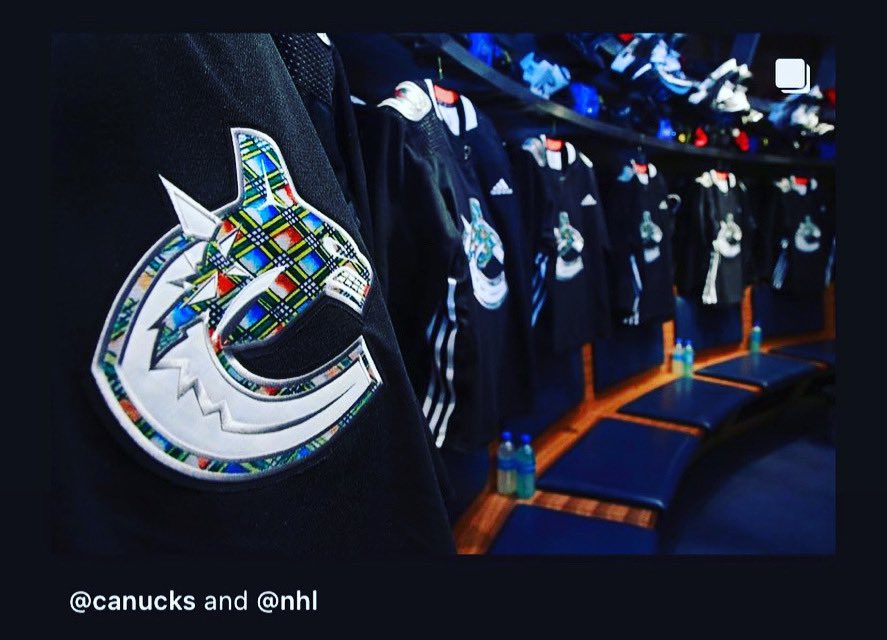 NigussuYared's tweet photo. Limited edition #blackhistorymonth Canucks jersey 
By Yared Nigussu https://t.co/JTDZEt8UHN