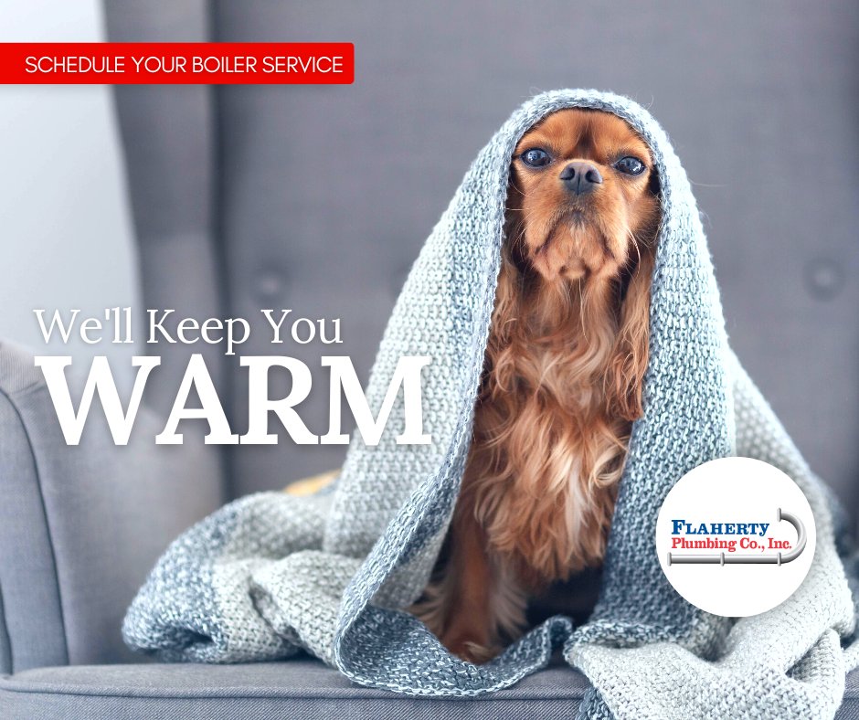Snuggle up and get warm! Our boiler cleanings, repairs, and installations are here to keep you toasty 🔥