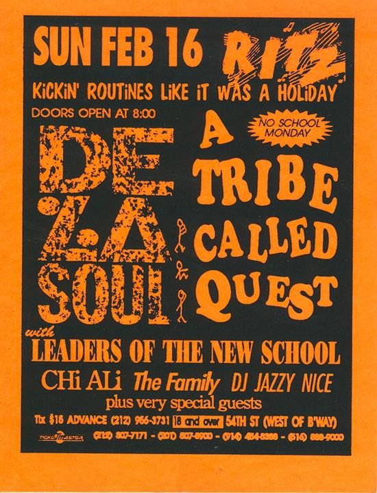 CosmoBaker's tweet photo. It was 31 years ago TODAY, I saw De La Soul perform live in concert. It was to this day one of - if not THE - best show's I've ever seen. Here's a THREAD about what it was like to be in attendance on this memorable day in Hip-Hop history. https://t.co/ClGKArRnBy