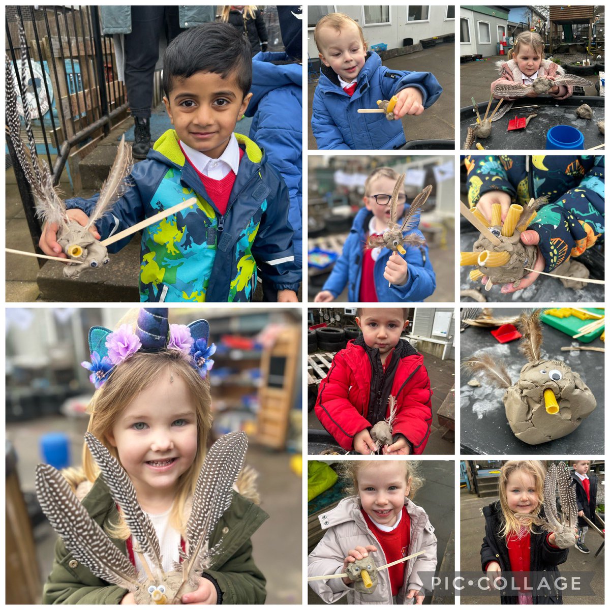 RT @Wpsnursery2: Today we made birds using our clay and our natural resources. “It’s a peacock”-C “it’s a bird”-J https://t.co/DAibCiGs4t