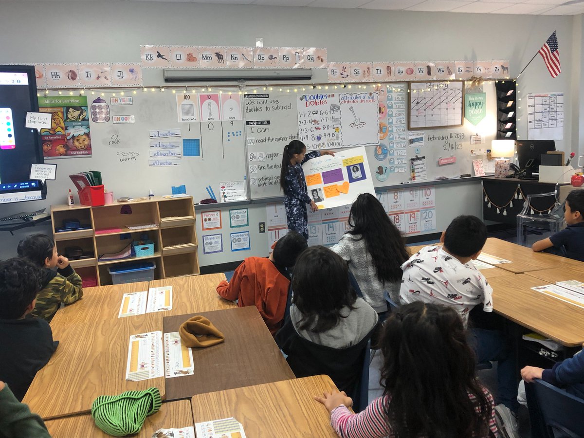 PophamLibrary's tweet photo. Today in celebration of Black History Month, 3rd grade students @DVISD_PES presented their research projects about Important African Americans to kinder, 1st, and 2nd grade students. Great job 3rd graders! 
#WeArePopham 
#DVProud https://t.co/CEoOcG5UCe