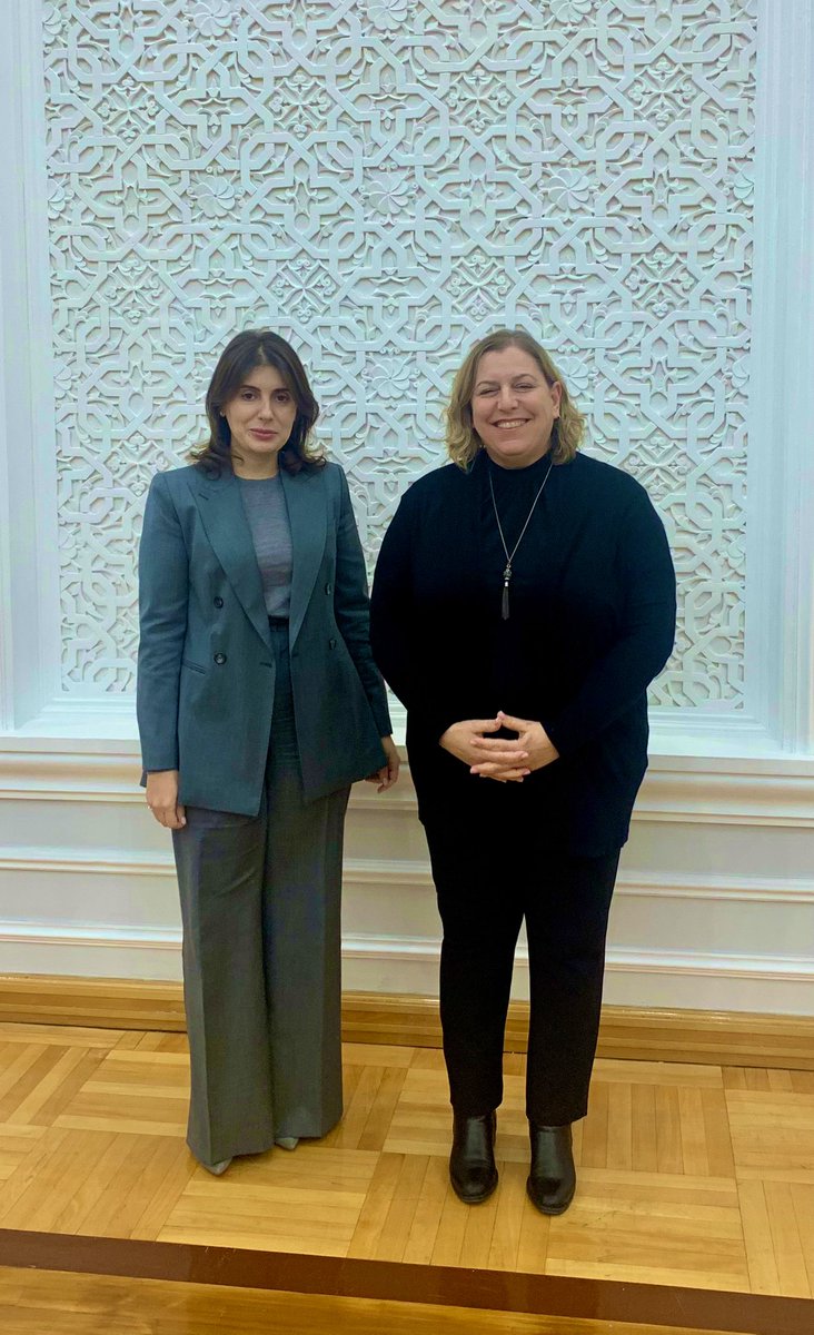 Excellent meeting with Gayane Umerova, Head of <a href="/ACDF_Uz/">Art & Culture Development Foundation</a>, as we made plans for several projects on music, dance, archeological restoration, art exhibitions and much more, hoping to bring the best of #Israel's arts and culture to 🇺🇿 and the best of #Uzbekistan's to 🇮🇱. Stay tuned!