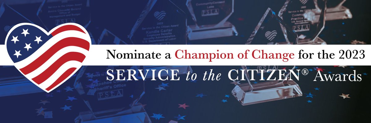 STTCAwards's tweet photo. Do you know a #publicservant or industry partner who has demonstrated dedication to improving the experience customers &amp; employees have when interacting w/ the government?

You can recognize them by submitting a 2023 #STTCAwards nomination below.

https://t.co/2ky4aizfkD https://t.co/tigZCE6dNq