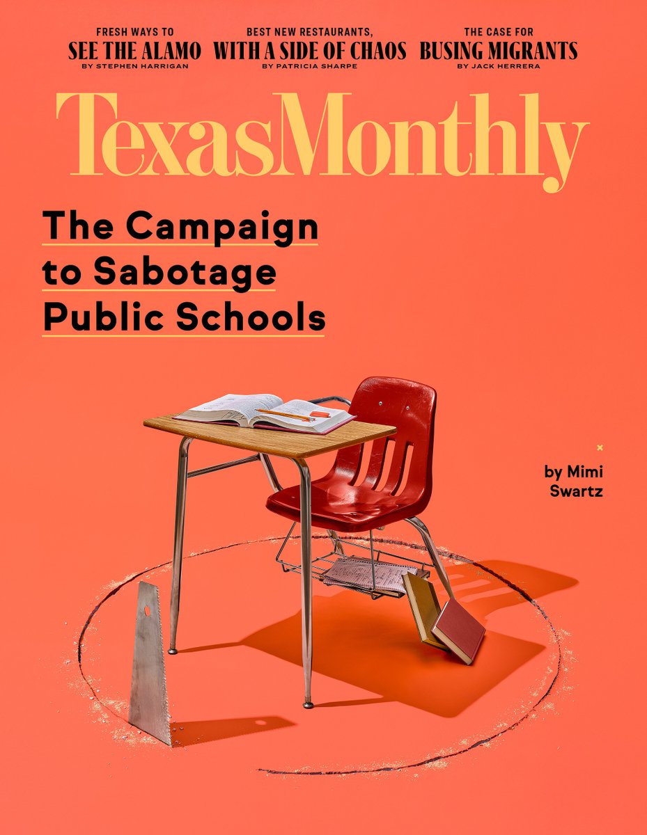 They banned Nobel prize-winning books and targeted critical race theory. But what seems like an outbreak of local skirmishes is part of a decades-long push to privatize the Texas education system, <a href="/mimiswartz/">mimi swartz</a> writes.

Read our full March cover story: texasmonthly.com/news-politics/…