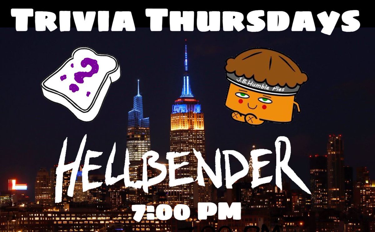 Trivia Tonight <a href="/HellbenderBeer/">Hellbender BrewingCo</a> !