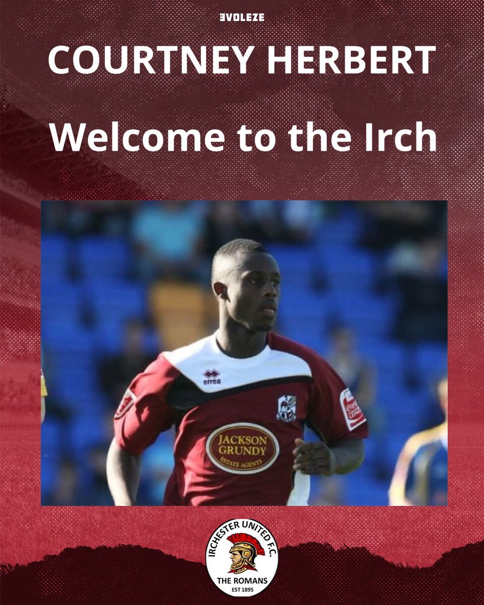 NEW SIGNING ✍️

Our second and final new signing of the day is Courtney Herbert 🔥

Courtney joins us after having an illustrious career, where he has represented Northampton Town and Rushden and Diamonds among many others

Welcome to the Irch Courtney 🔥🔴⚫️