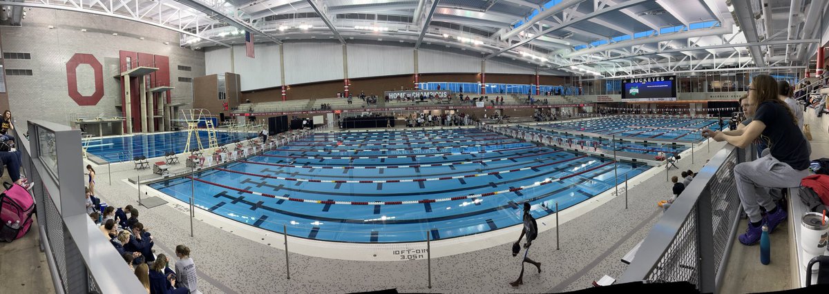 cavsswim's tweet photo. Chillicothe swimmers ready to set the pool on fire at #OHSAA #district meet https://t.co/Ik34ebKaUc