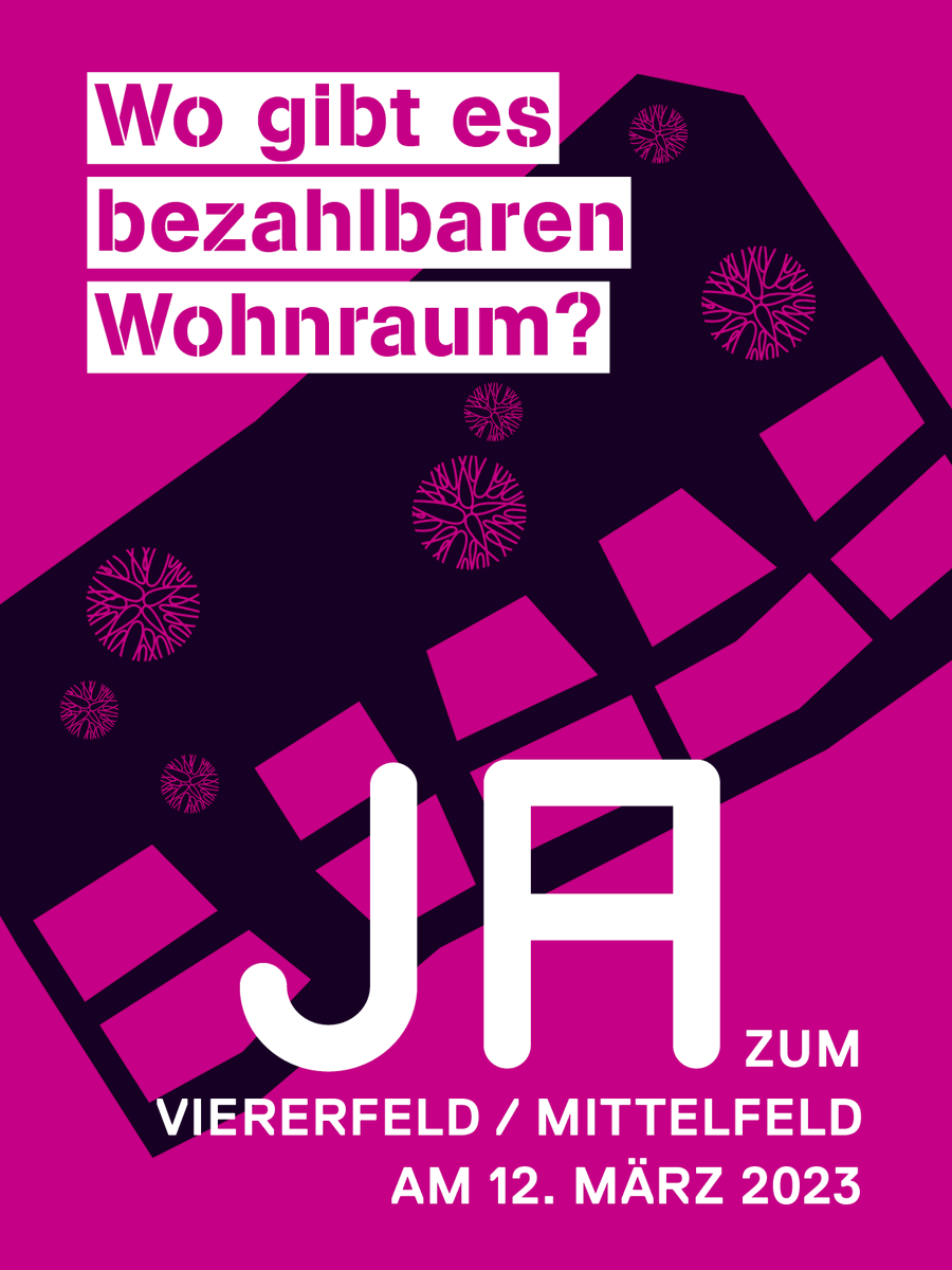 UrsulaMarti1's tweet photo. Ein überzeugtes JA zum #Viererfeld in der @StadtBer! Die Hälfte der Wohnungen sind gemeinnützig und für eine breite Bevölkerung bezahlbar. Zudem ökologisch, partizipativ, nachbarschaftlich, innovativ. @SP_Stadt_Bern 
Mehr auch unter https://t.co/smRIFWkHTg https://t.co/qR5mXXAsCE