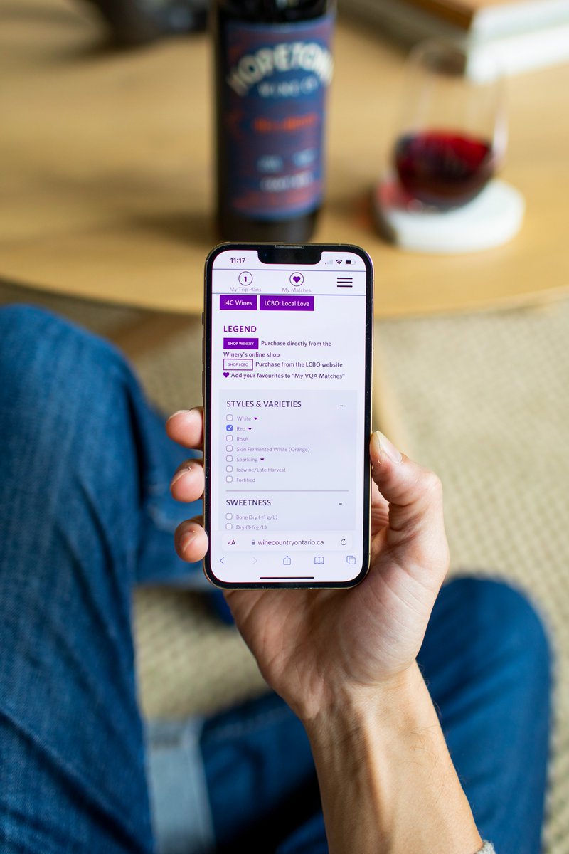 Our easy-to-use #VQAMatchmaker makes purchasing your Ontario #VQA wine a piece of cake.

Once you've found your match, click on “Shop Winery” to purchase direct from the winery online or “Shop LCBO” to purchase online or at a store near you.🛒🍷

Link in bio!

🍷 <a href="/ColioWinery/">Colio Winery</a>