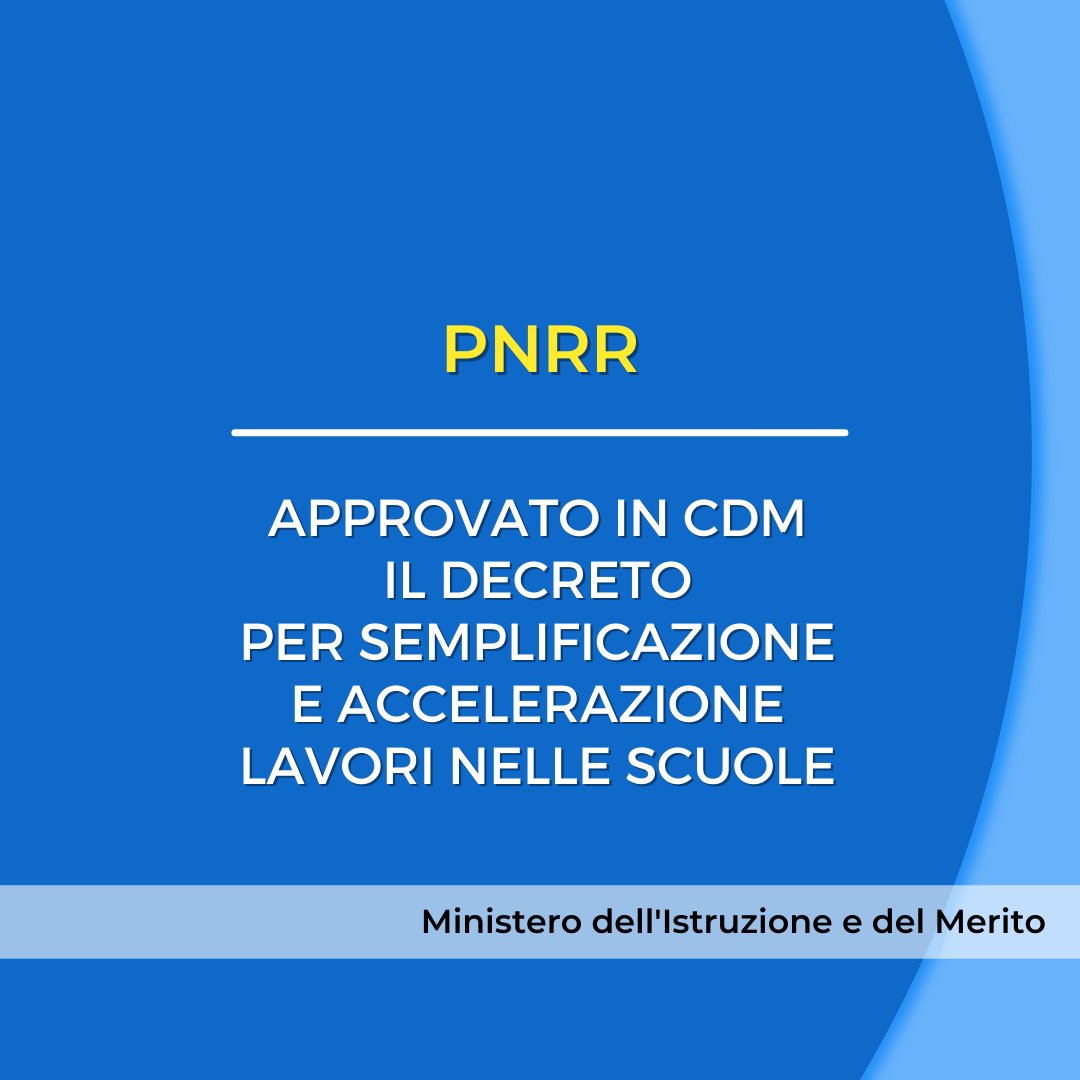 Ministero dell’Istruzione e del Merito tweet media