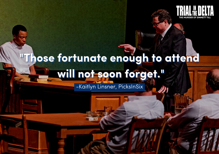 The reviews keep rolling in! Only four more chances to catch TRIAL IN THE DELTA– including tonight (Board Night)!

Don't wait, tickets are going fast! Click the link in our bio for yours.

📸:<a href="/joel_maisonet/">Joel Maisonet</a>