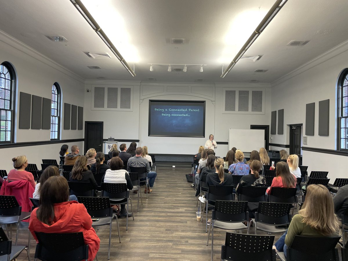 Lifelong growth and learning is a community-wide endeavor @FRApanthers. Thankful for the work of our counseling department to bring Sissy Goff to speak on intentional parenting. A meaningful experience for all who could attend as we partner together in raising resilient children.