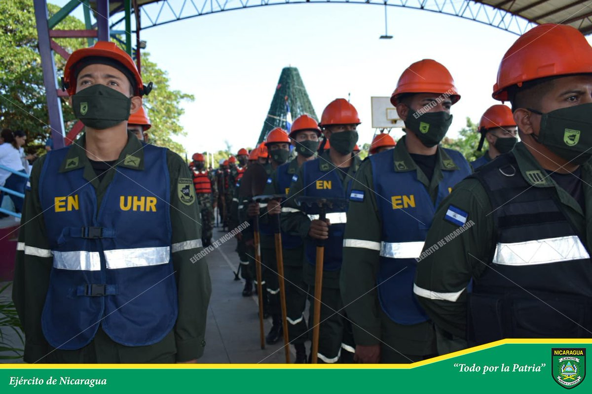 EjercitoNic's tweet photo. #NOTADEPRENSA | A través del Estado Mayor de la #DefensaCivil, #UnidadHumanitariaYDeRescate y #BrigadaDeInfanteríaMecanizada, se participó en el lanzamiento del Plan Nacional de Prevención y Control de Incendios Forestales, Agropecuarios y Maleza 2023. #TodoPorLaPatria https://t.co/lhKk4AZWHo